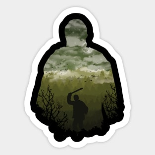 Terror on the lake Sticker